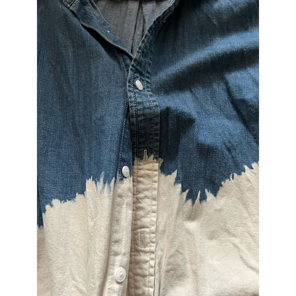 Levis Blue/ White Denim Acid Wash - Picture 3 of 6